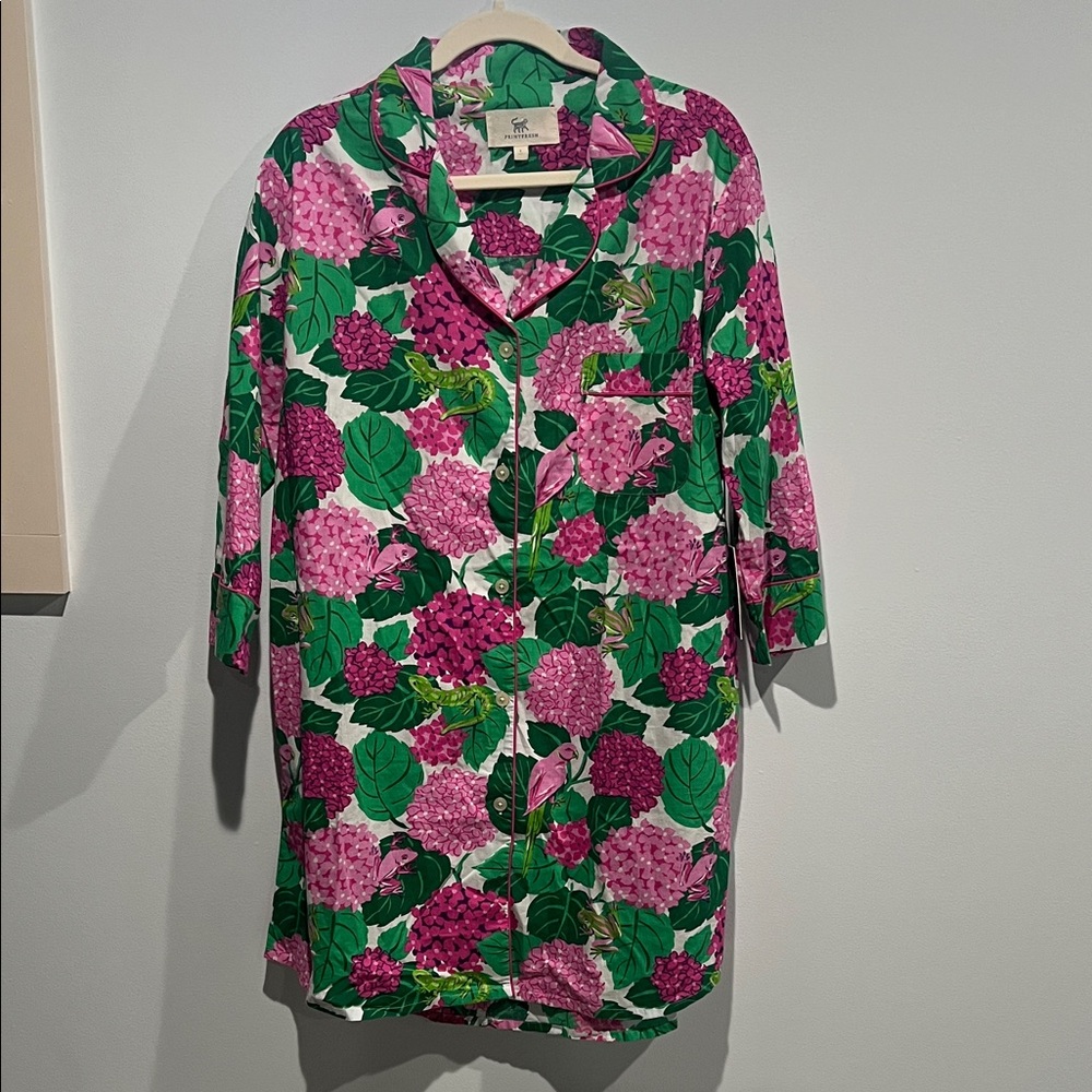 Printfresh Green and Pink Floral Shirt - Picture 2 of 15